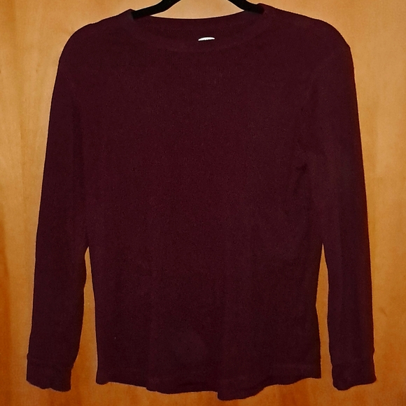 Old navy burgundy color thermal size xl (14-16) - Picture 1 of 2